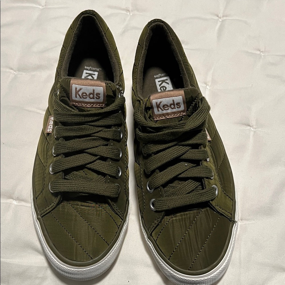 Keds Green Sneakers Suede Upper Casual
